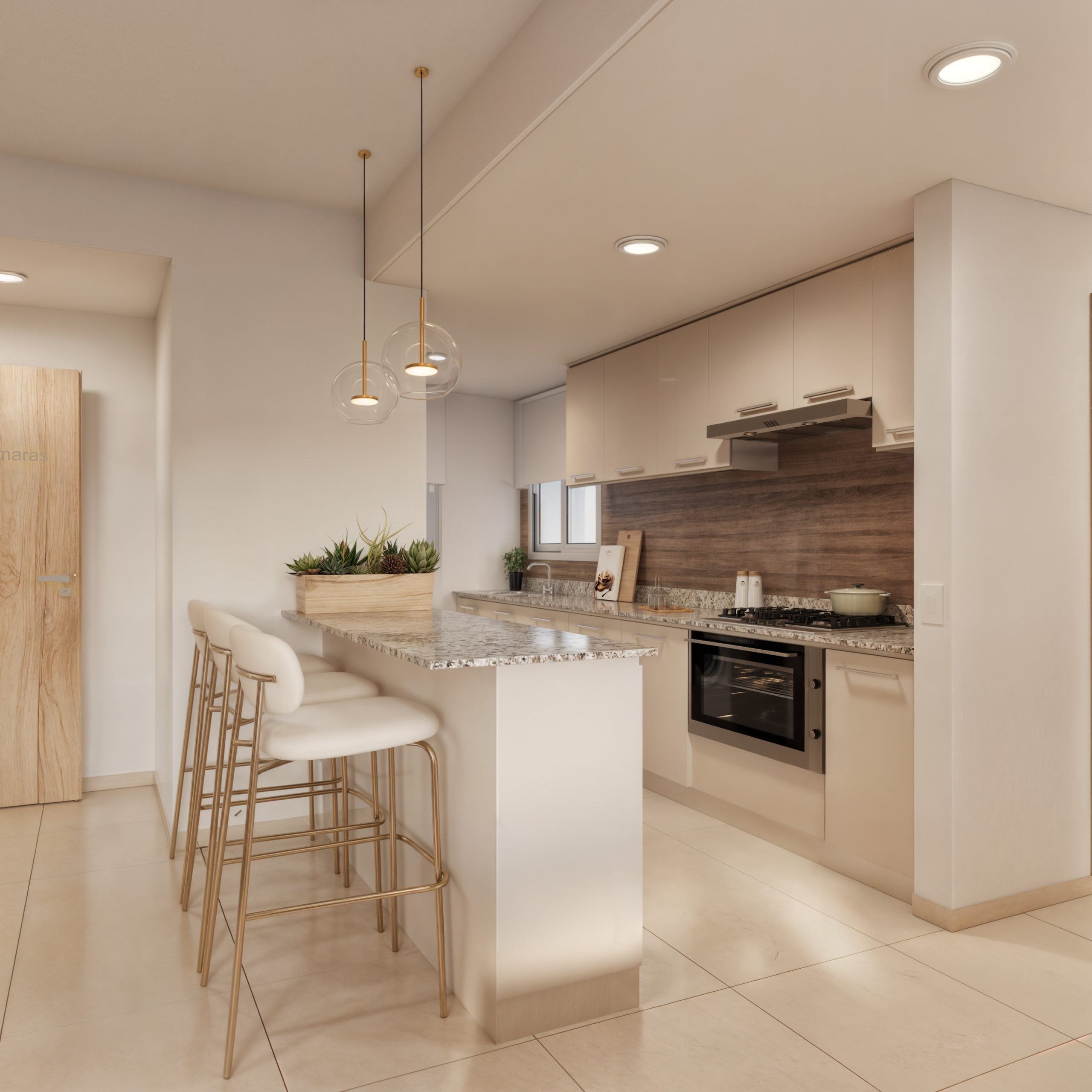 torres de versalles - cocina
