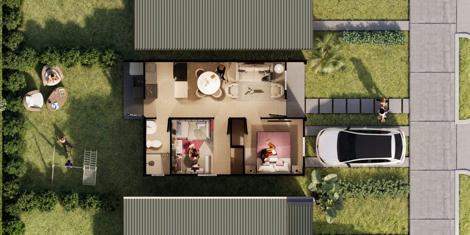 Vista 3D — Mérida – La Hacienda