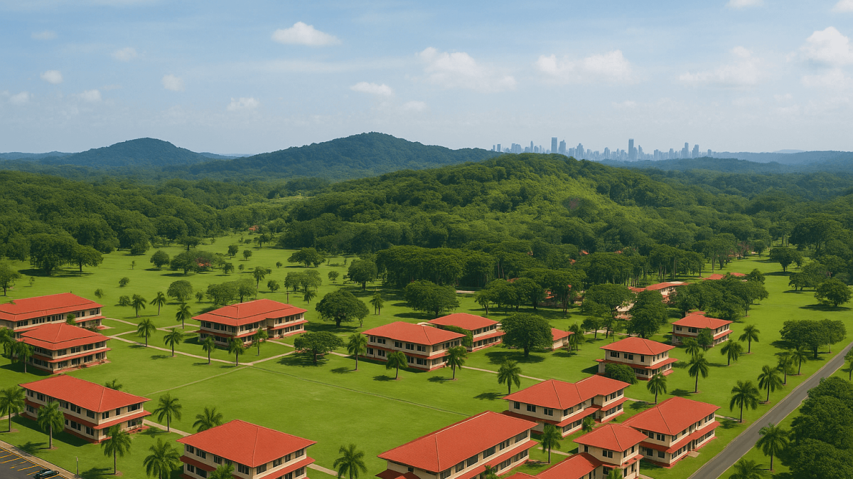 Vista panorámica de apartamentos en Clayton ideales para inversión inmobiliaria