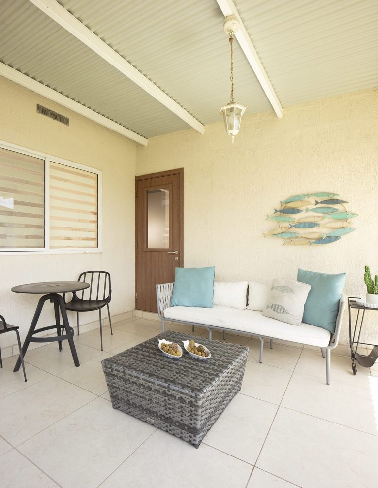 Terraza techada