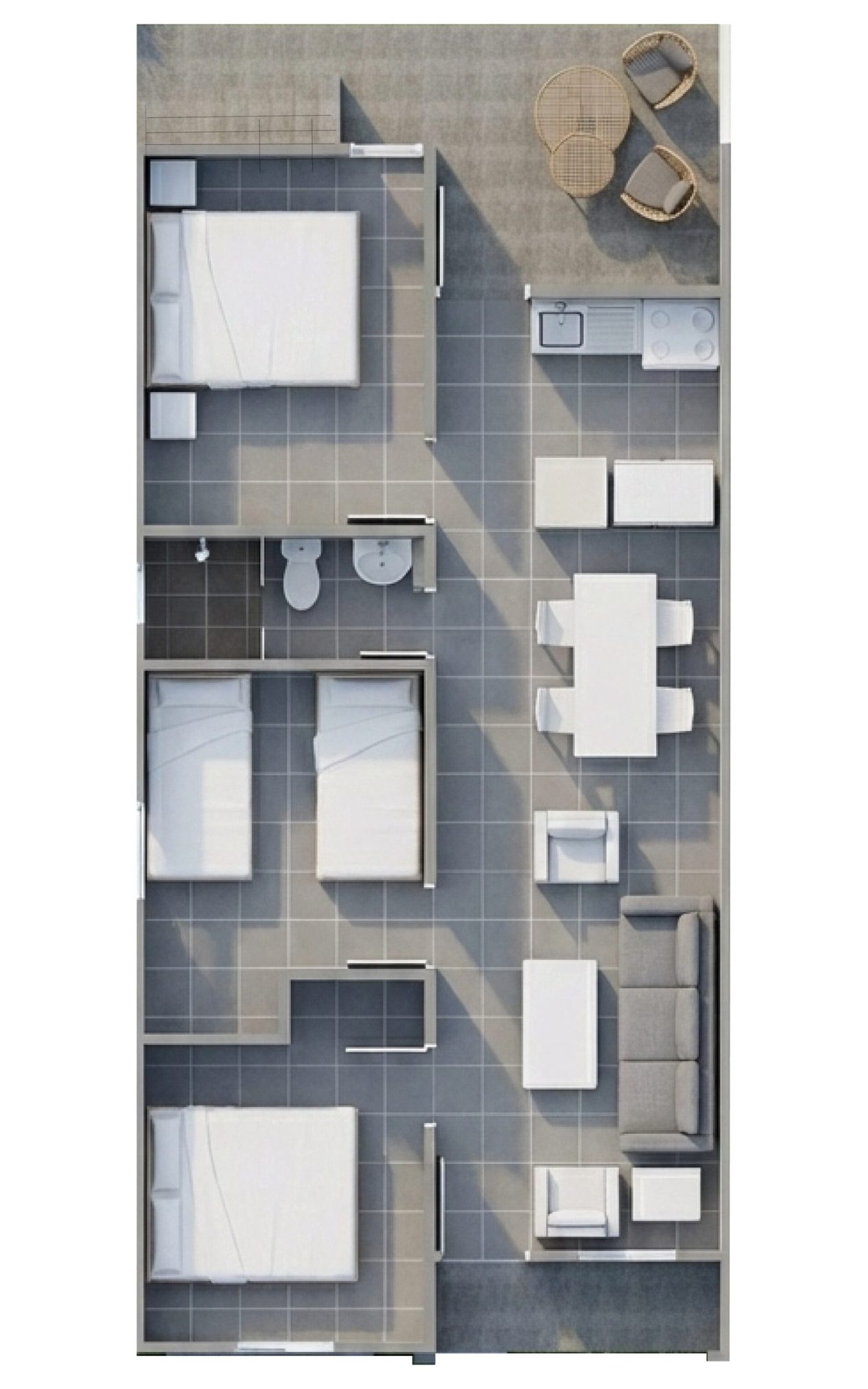 Plano de Mérida Plus – Residencial viñedo 3