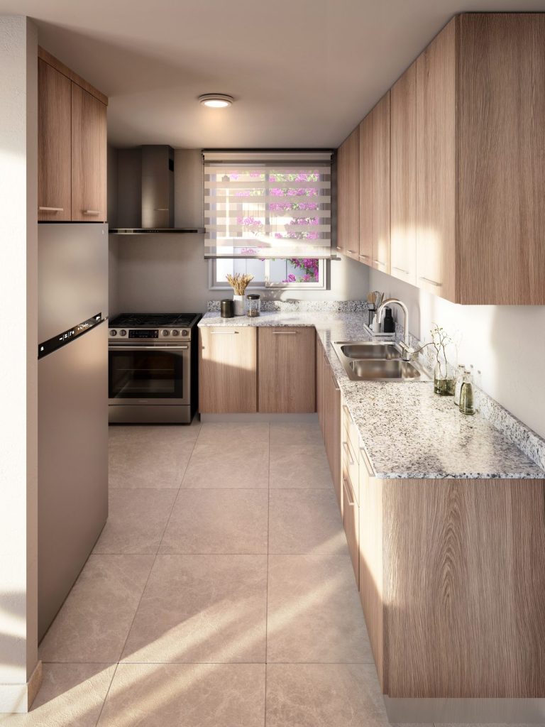 Cocina cerrada